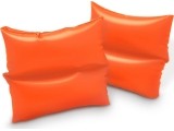 Bright inflatable sleeves for learning to swim swimmers