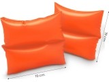 Bright inflatable sleeves for learning to swim swimmers