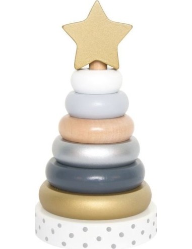 Stacking Toy JaBaDaBaDo - Silver