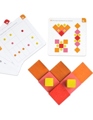 Igroteco Logic blocks, Parts and a whole, 10 pcs.
