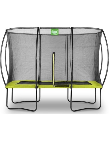 EXIT Silhouette trampoline 214x305cm - green Outdoor Rectangular Coil spring Above ground trampoline