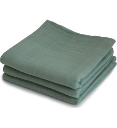 Muslino šluostės Mushie Roman Green, 3vnt.
