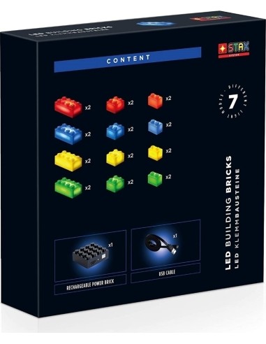 STAX construction set SYSTEM, Beginner Matt, 24 pcs.