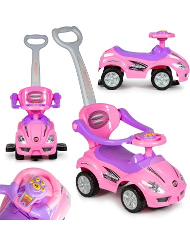 Rider push walker deluxe 3-in-1 with handle sounds