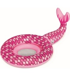 Inflatable float with a seat, Mermaid