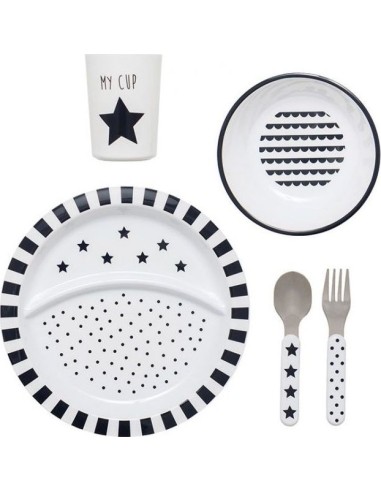 Dinnerware JaBaDaBaDo - Black/White
