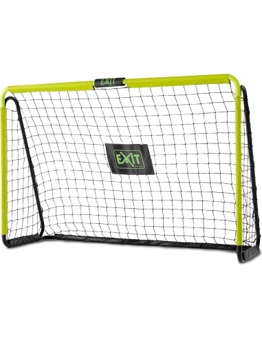 EXIT Tempo plieniniai futbolo vartai 180x120 cm, žali/juodi, vaikams