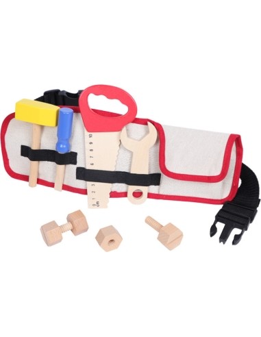 Wooden Tools with Belt Ecotoys DIY