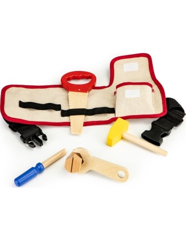 Wooden Tools with Belt Ecotoys DIY