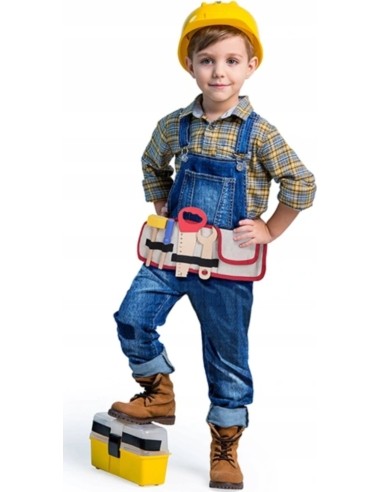 Wooden Tools with Belt Ecotoys DIY