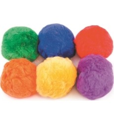Set of 6 fleece balls Spordas