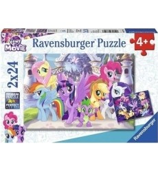 RAVENSBURGER dėlionė Ponys 2x24vnt, 7812