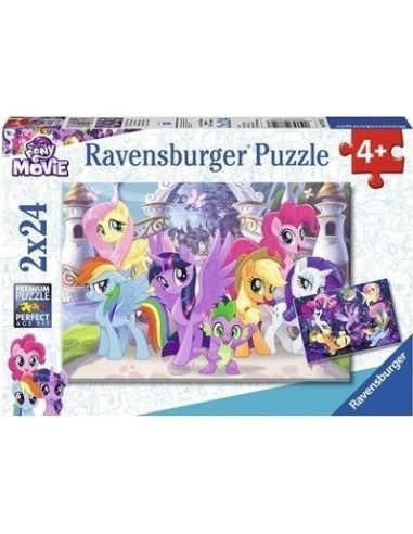 RAVENSBURGER dėlionė Ponys, 2x24 vnt., 7812