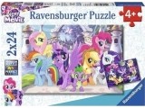 RAVENSBURGER dėlionė Ponys, 2x24 vnt., 7812