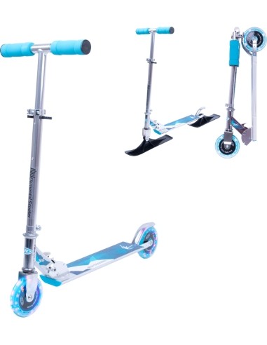 Worker Snow Spider folding scooter with light-up wheels (up to 60 kg)