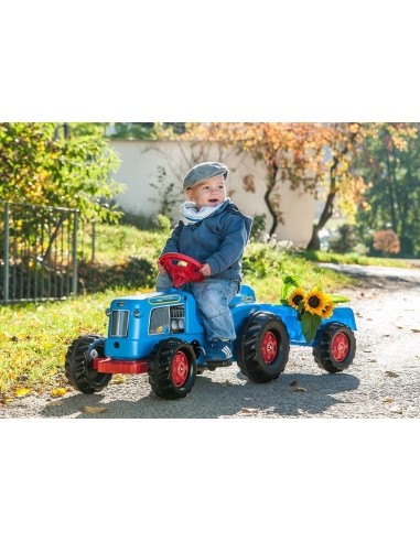 Minamas traktorius su priekaba RollyKiddy Classic