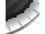 EXIT Silhouette ground trampoline ø366cm with safety net - pink Outdoor Round Coil spring Sunken trampoline