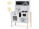 Medinė virtuvėlė vaikams su garsais ir šviesomis ECOTOYS