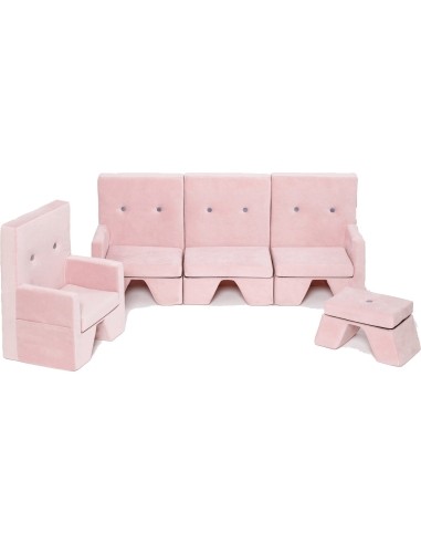 Set Misioo Premium - Pink/Grey