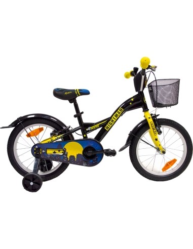 Bicycle 4KIDS Nightman 16", Size 10" (25.5 cm), Black/Blue