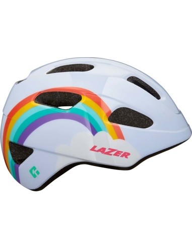 Dviratininko šalmas Lazer Rainbow, 46-52cm, baltas