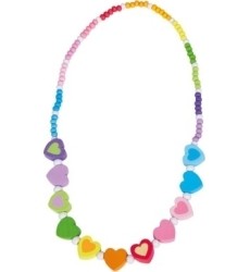 Necklace, Multicolour hearts