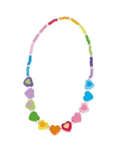 Necklace, Multicolour hearts