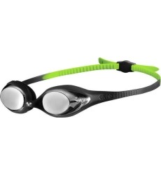 Mirror Swimming Goggles Arena Spider JR, Black