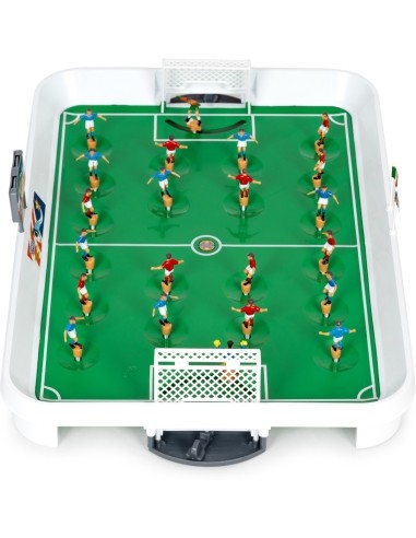 Mini table football game on springs for 22 players