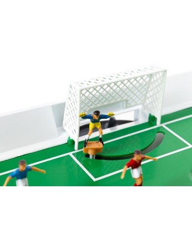 Mini table football game on springs for 22 players