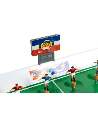 Mini table football game on springs for 22 players