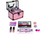 Children's makeup and nail cosmetics trunk set