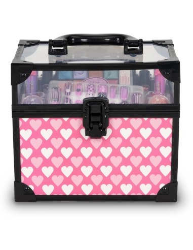 Children's makeup and nail cosmetics trunk set