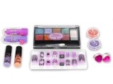Children's makeup and nail cosmetics trunk set