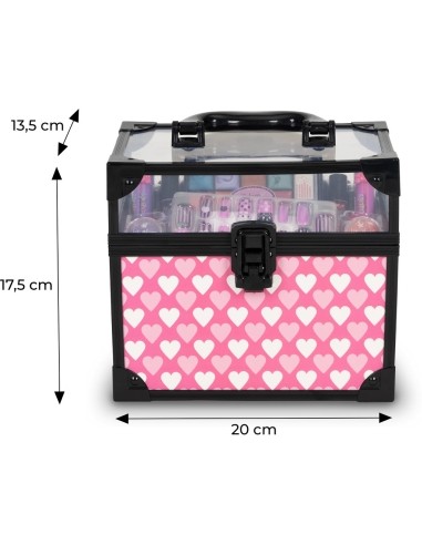 Children's makeup and nail cosmetics trunk set