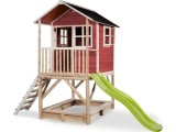 EXIT Loft 500 wooden playhouse - red