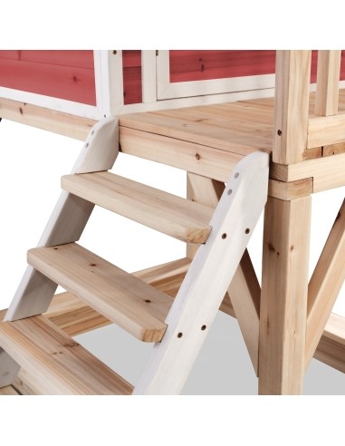 EXIT Loft 500 wooden playhouse - red