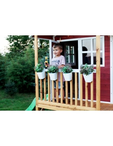 EXIT Loft 500 wooden playhouse - red