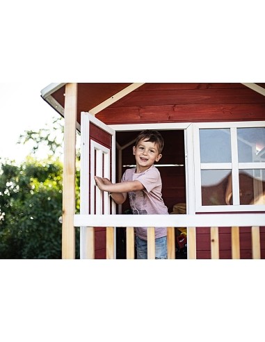 EXIT Loft 500 wooden playhouse - red