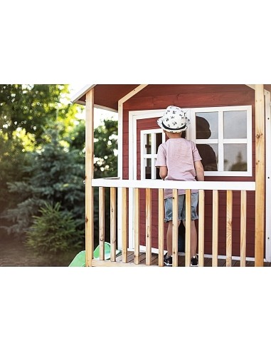 EXIT Loft 500 wooden playhouse - red