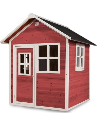 EXIT Loft 100 wooden playhouse - red