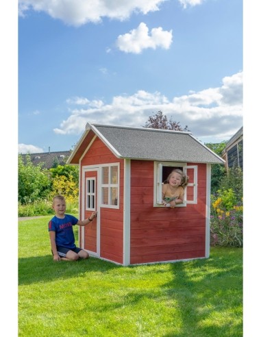 EXIT Loft 100 wooden playhouse - red