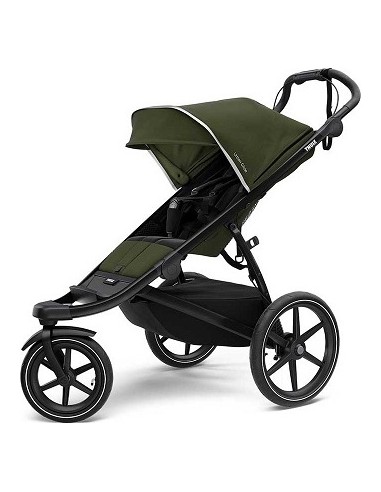 Bėgimo vežimėlis Thule Urban Glide 2 Black/Cypress Green
