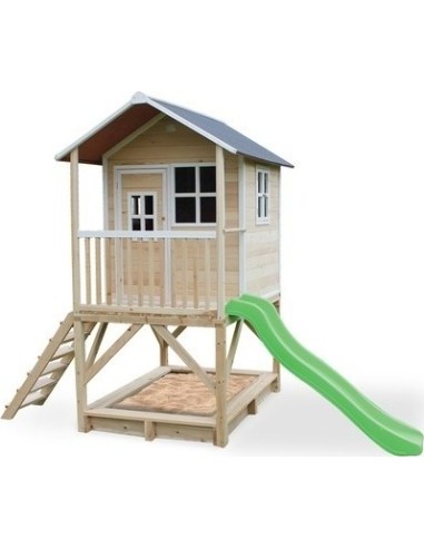 EXIT Loft 500 wooden playhouse - natural
