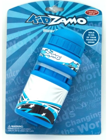 Children Drinking Bottle With Holder KidZamo Star, 300ml, Blue