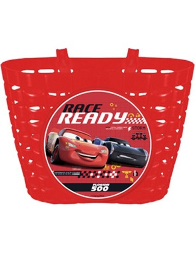 Bicycle Basket on Handlebar BONIN Cars, Red, Plastic