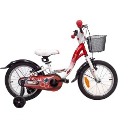 4KIDS Cherry 16" dydis 9.5"(24 cm) (plieninis, raudona/balta)