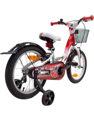 4KIDS Cherry 16" size 9.5" (24 cm) (steel, red/white)