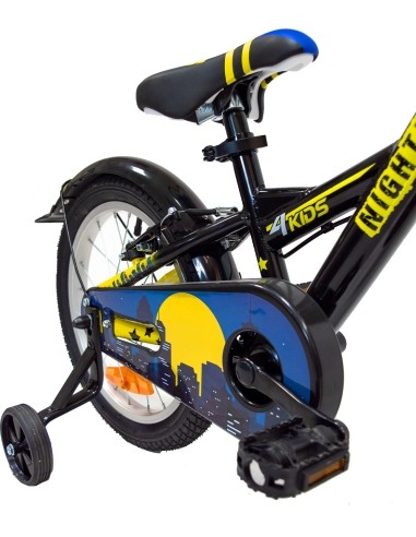 4KIDS Nightman 16" dydis 10" (25.5 cm) (plieninis, juoda/mėlyna)
