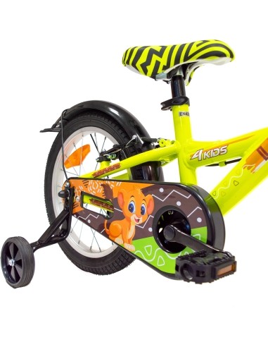4KIDS Lion 16" dydis 10" (25.5 cm) (aliuminis, geltona)